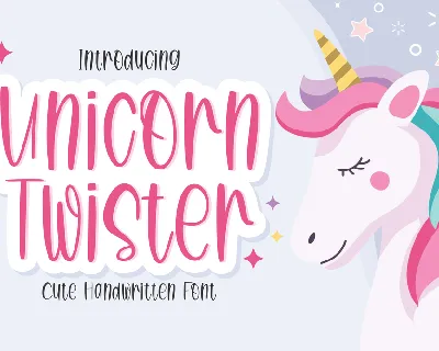 Unicorn Twister font