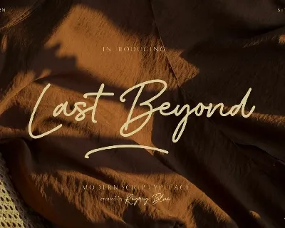 Last Beyond font