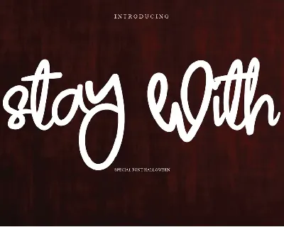 Stay With font