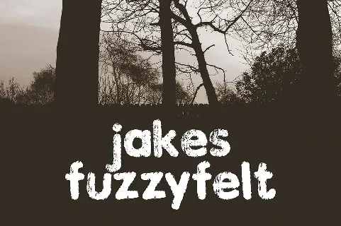 JakesFuzzyFelt font