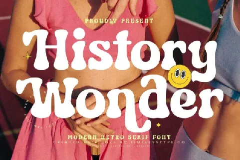 History Wonder font