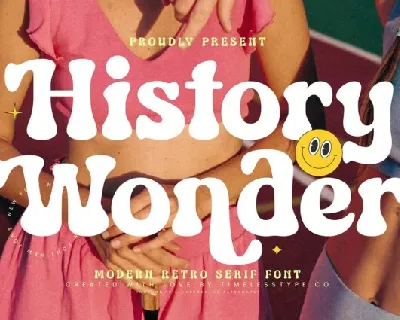 History Wonder font