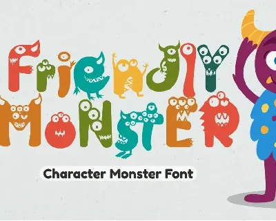 Friendly Monster font