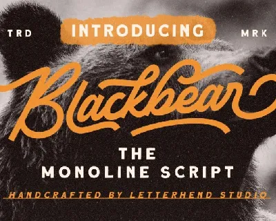 Blackbear font