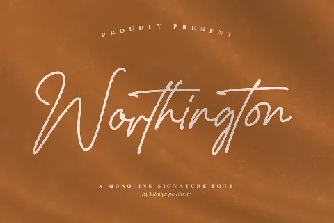 Worthington font