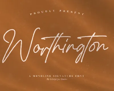 Worthington font