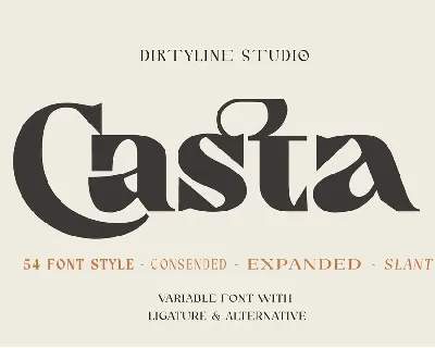 Casta Serif font