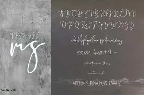 Marsya Script font