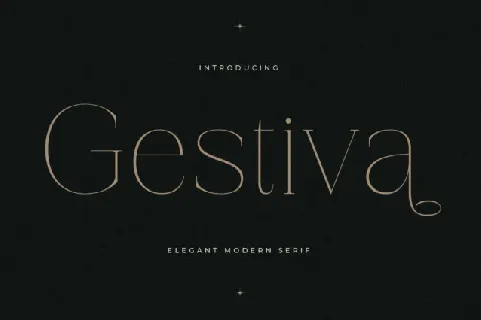 Gestiva font