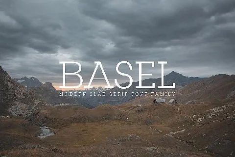 Basel Slab Family font