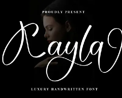 Kayla Script font