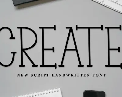 Create Display font