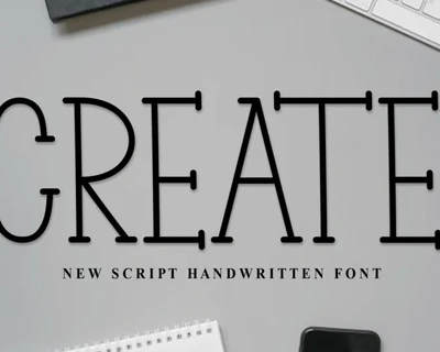 Create Display font