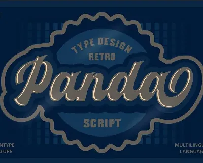 Panda Script font