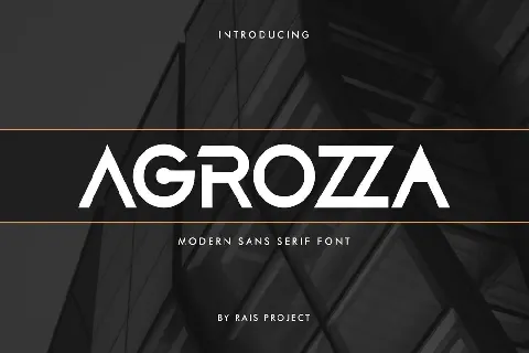 Agrozza font