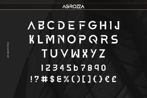 Agrozza font