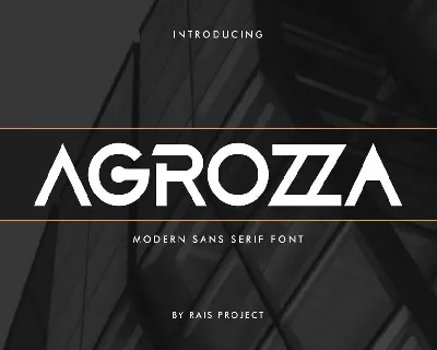 Agrozza font