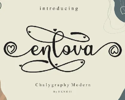 Enlova font