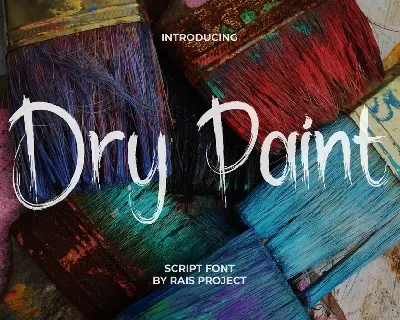 Dry Paint Demo font
