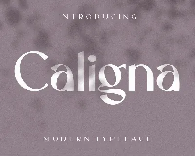 Caligna-Free font