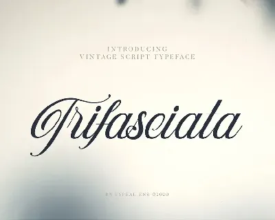 Trifasciata font