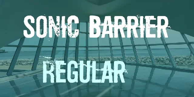 Sonic Barrier font