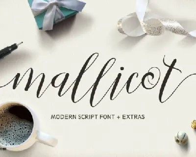 Mallicot Script font