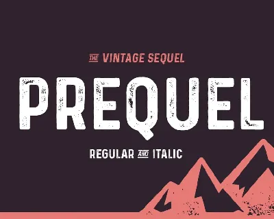 Prequel Typeface font