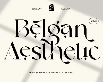 Belgan Aesthetic font