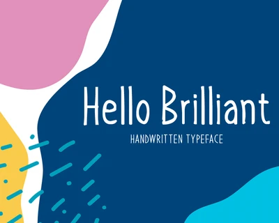 Hello Brilliant font