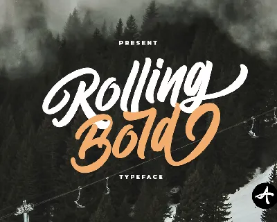 Rolling Bold font