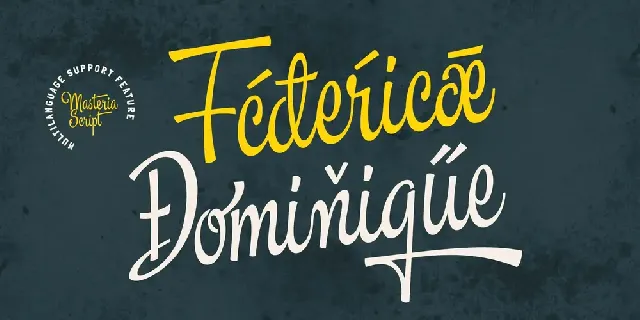 Masteria Script PERSONAL USE font