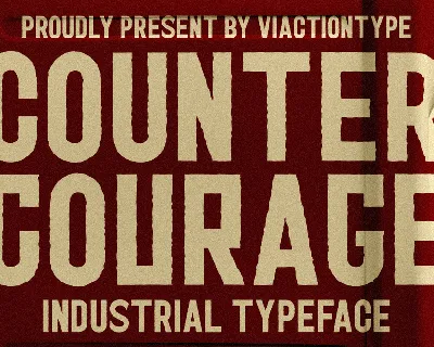 CounterCourage font