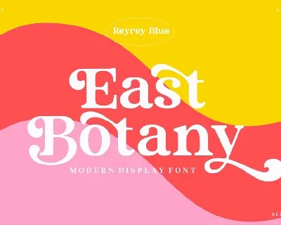 East Botany font