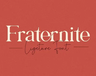 Fraternite font