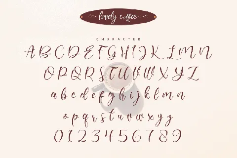 Lovely Coffee font
