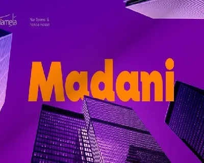 Madani Sans Serif font