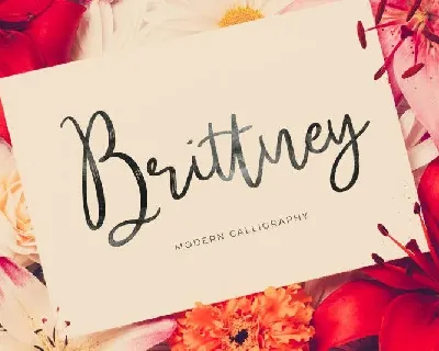 Brittney Script font