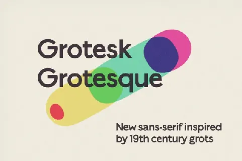 Grotesk Grotesque font