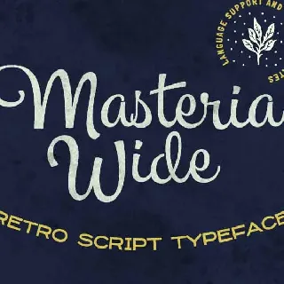 Masteria Wide PERSONAL USE font