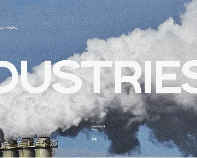Dustries font