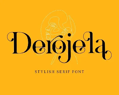 Derojela font