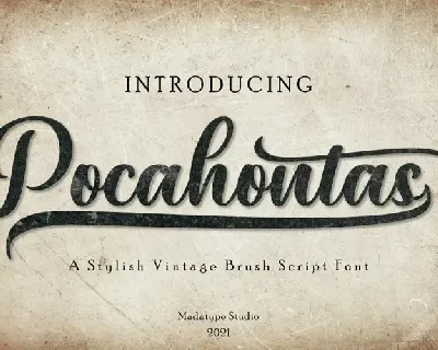 Pocahontas font