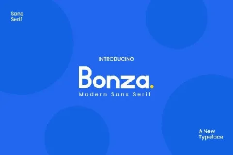 Bonza font