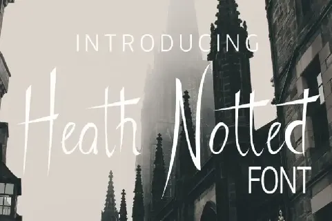 Heath Notted Script font