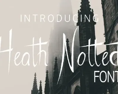 Heath Notted Script font