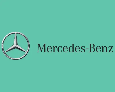 Mercedes Benz font