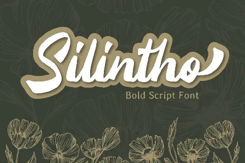 Silintho - Personal Use font
