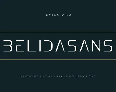 Belidasans font