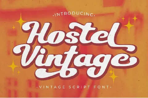 Hostel Vintage font